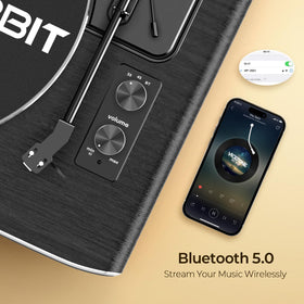 FancyRabbit belt-drive mechanism image highlights precise motor control for smooth playback.