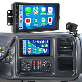 Fancywind 7-inch car stereo front panel view for cleaner dashboard integration.