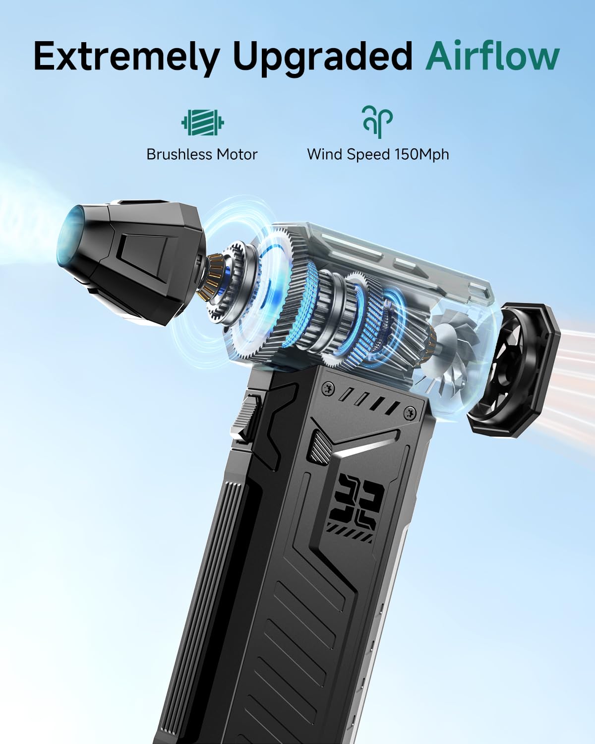 FANEAC duster charges via USB-C for quick setup and convenience.