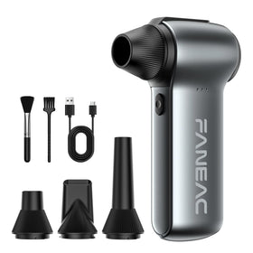 FANEAC duster front view showing compact design and controls for easy cleaning