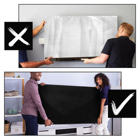Fanfanwin dust-storage versatility protects frames and mirrors when not in use.