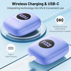Fangflower earbuds with touch controls for easy music and call management