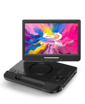 FANGOR 12.5-inch portable Blu-ray screen for on-the-go viewing with vivid color and clarity