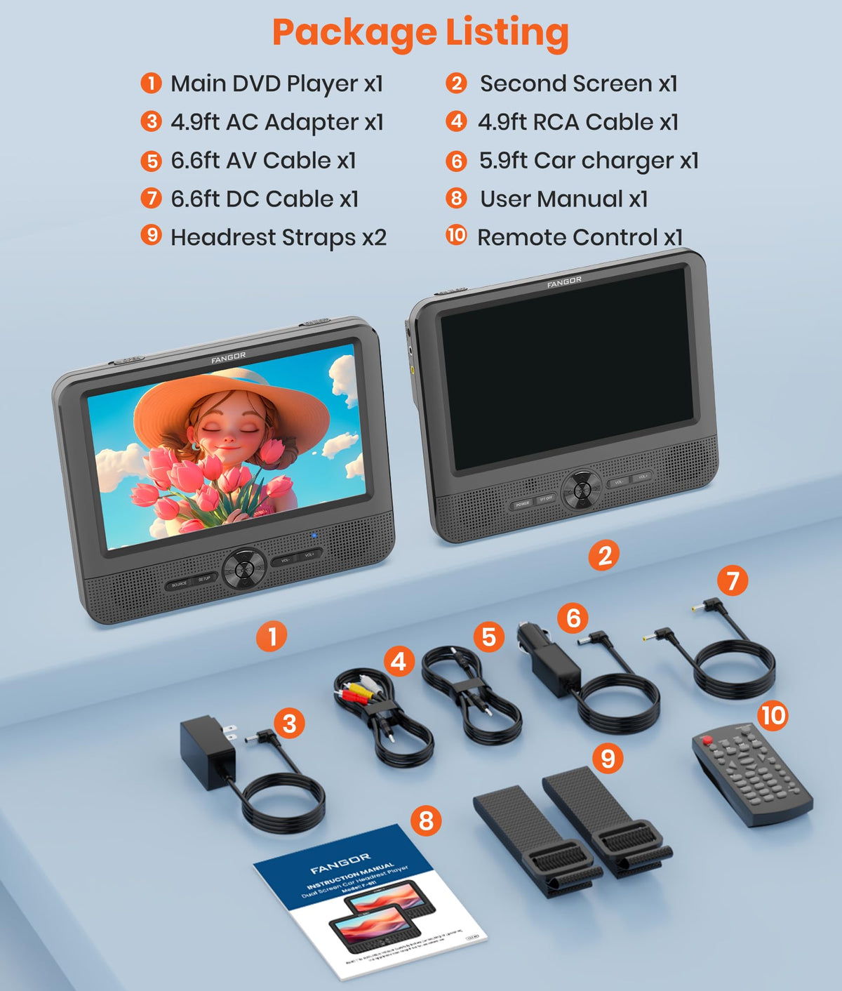FANGOR all-regions format support expands disc compatibility and media options