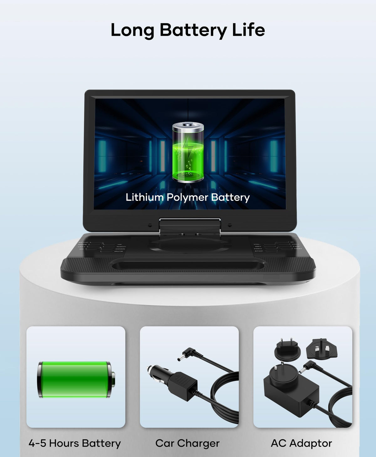 FANGOR dual speakers deliver clear, immersive audio on the go.