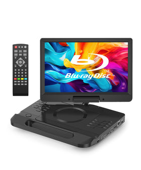 FANGOR portable Blu-ray player with 1080p screen for crisp on‑the‑go viewing.