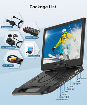 FANGOR built‑in rechargeable battery supports 4–5 hours of playback.