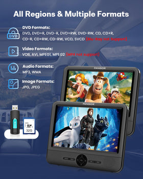 FANGOR remote control operation for easy playback