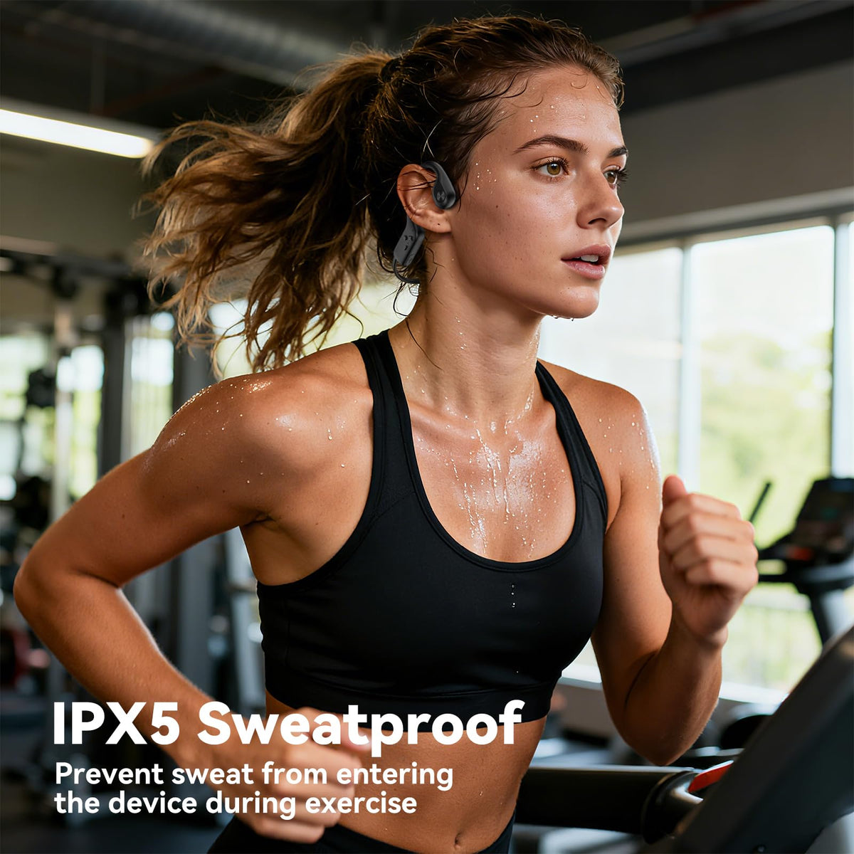 Fanisic bone conduction headphones with Bluetooth 6.0 seamless pairing ensure a stable connection.