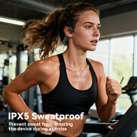Fanisic bone conduction headphones with Bluetooth 6.0 seamless pairing ensure a stable connection.