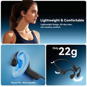 Fanisic IPX5 sweatproof design supports workouts and light rain.
