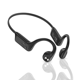Fanisic bone conduction headphones with open-ear design for safe outdoor listening.
