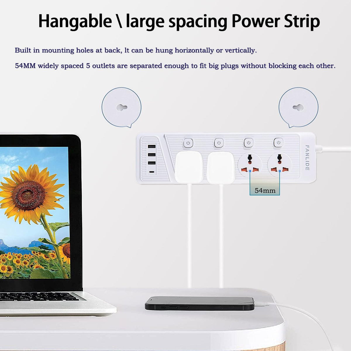 FANLIDE independent on/off switches help manage devices efficiently