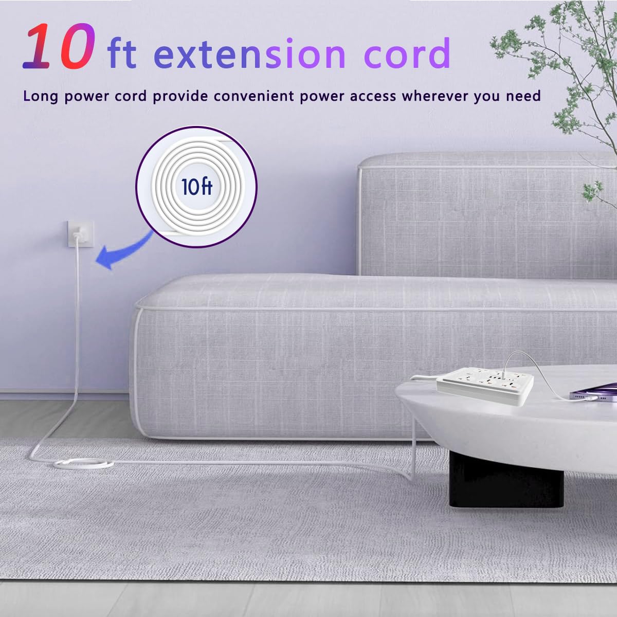 FANLIDE unit with six universal sockets for worldwide plug types.