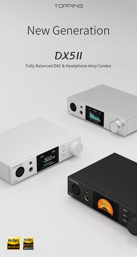 Fanmusic DX5 II headphone outputs show versatile connectivity.