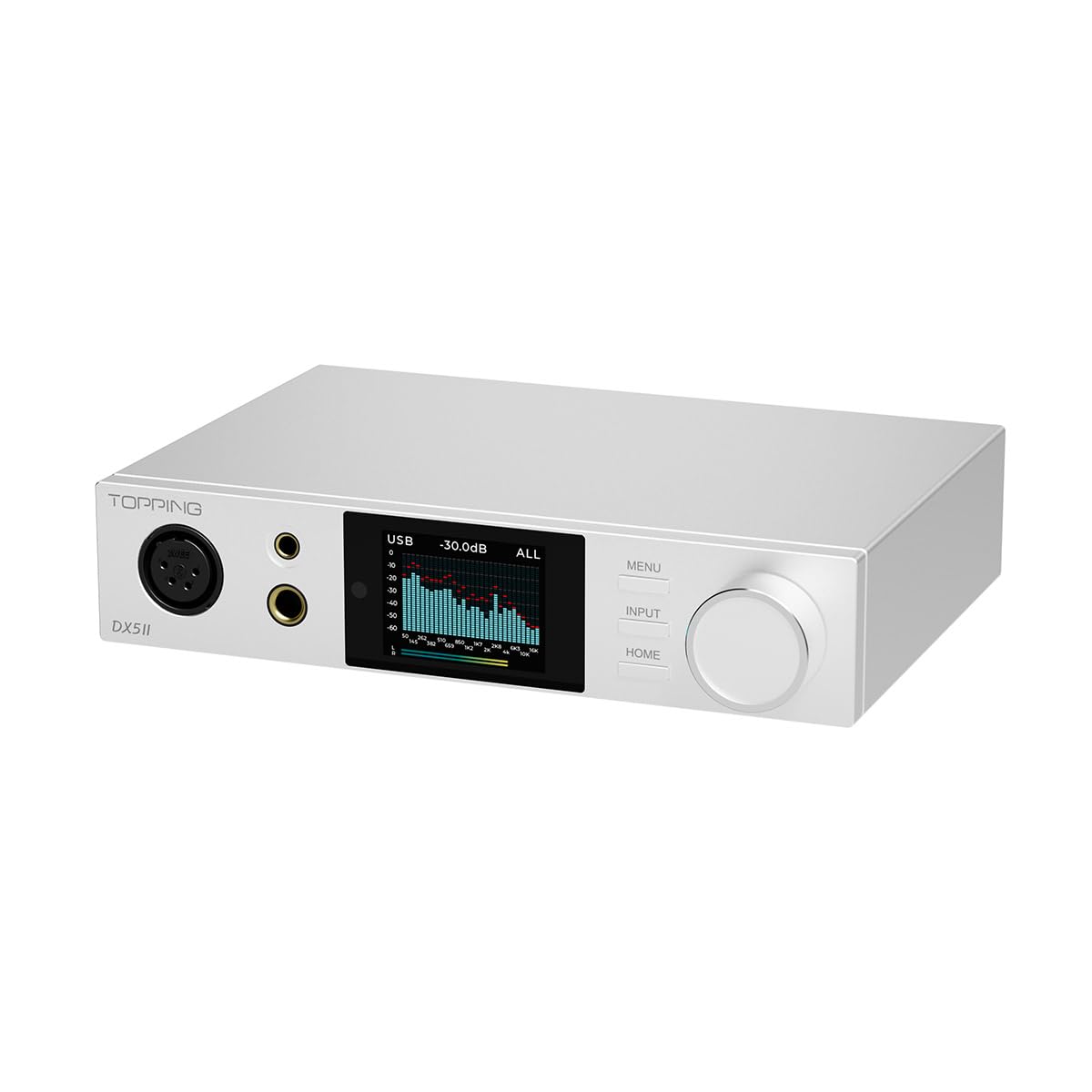 Fanmusic DX5 II top view highlights premium build and heat management.