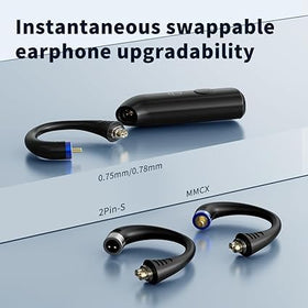 Fanmusic BT20 Pro charging case with earphones offers extended playback on the go.