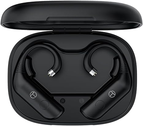 Fanmusic TRN BT20 Pro case open showing 1000mAh battery for all-day charging