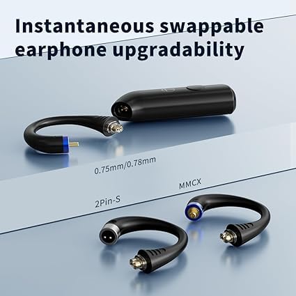 Fanmusic BT20 Pro charging case with earphones, easy daily charging on the go.