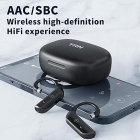 Fanmusic TRN BT20 Pro showcasing water and sweat resistant coating in action
