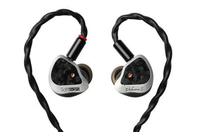 Fanmusic Volume S faceplate with aluminum and forged carbon fiber finish.