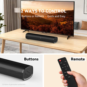 Fansbe Direct remote with movie, music, and news modes for tailored audio experiences