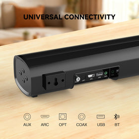 Fansbe Direct sound bar Bluetooth setup highlights wireless streaming from devices