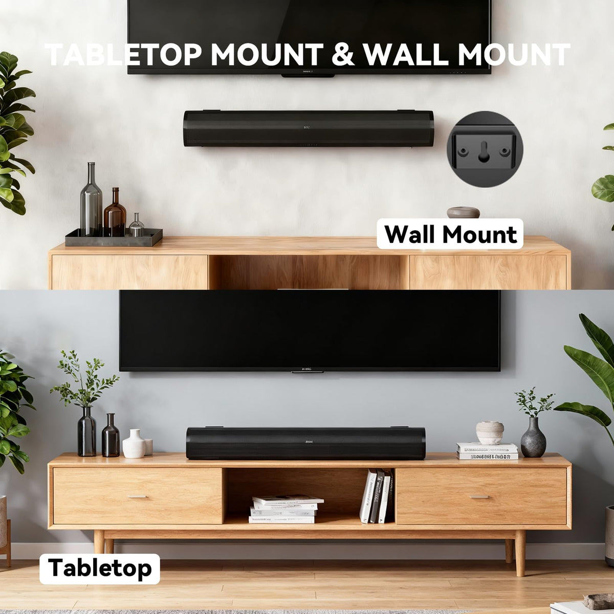 Fansbe Direct two full-range speakers delivering clear dialogue and immersive room-filling sound