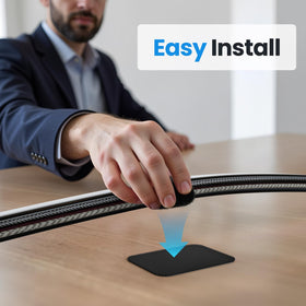 Fansto removable adhesive pads leave no residue on surfaces.