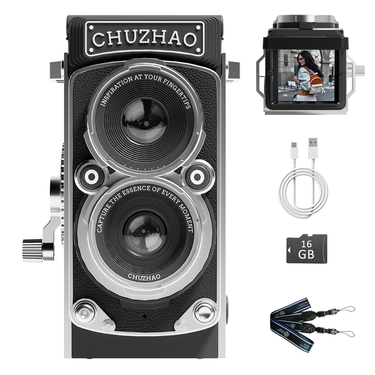 Fanten CHUZHAO front view showing vintage design and easy framing benefit
