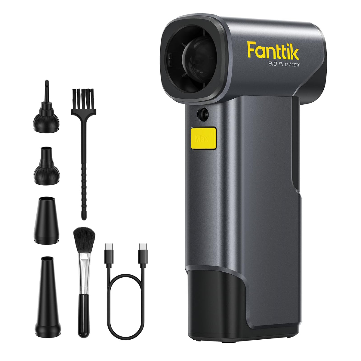 Fanttik B10 Pro Max with 130k RPM motor for rapid electronics dusting