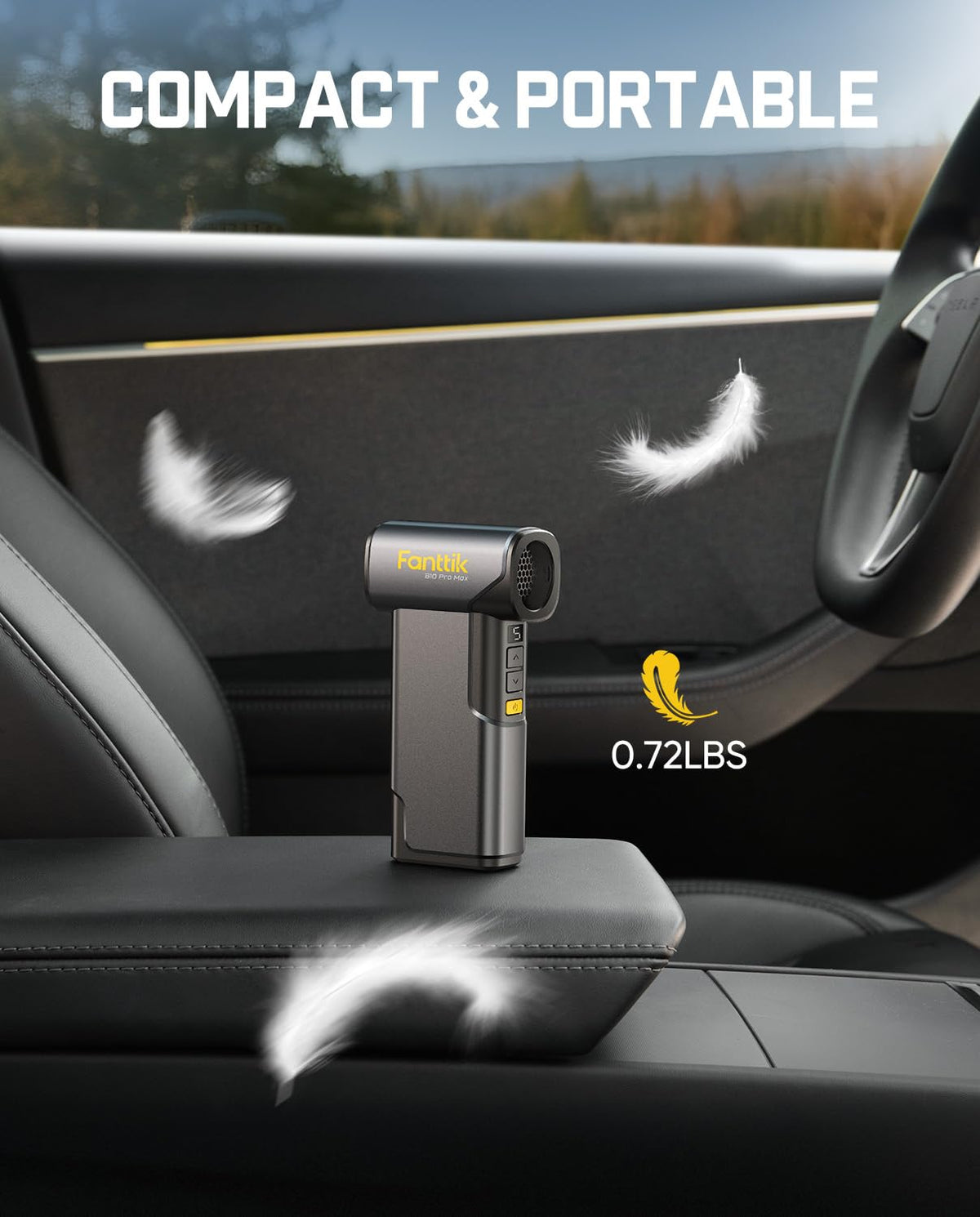 Fanttik B10 Pro Max six gears tailor airflow to tasks