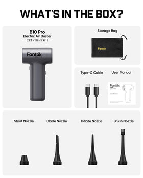 Fanttik B10 Pro accessories and packaging laid out showing ready-to-use kit convenience
