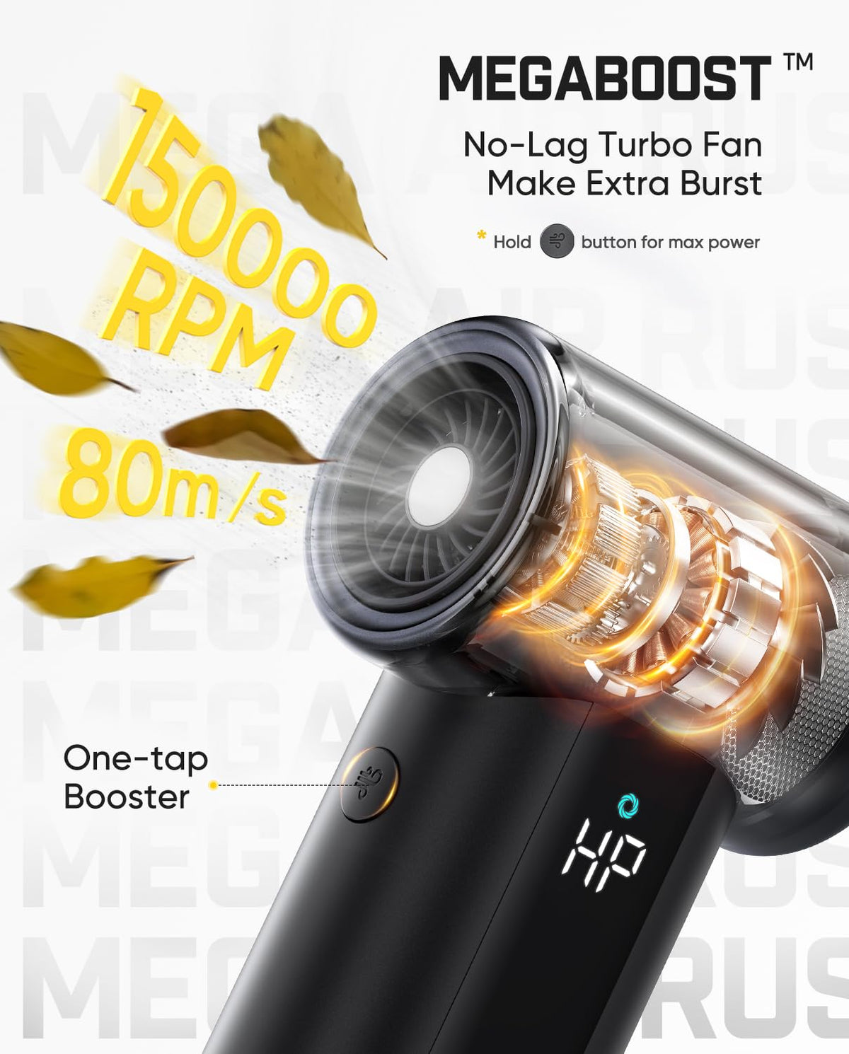 Fanttik B11 Pro Max boost mode for instant deep cleaning