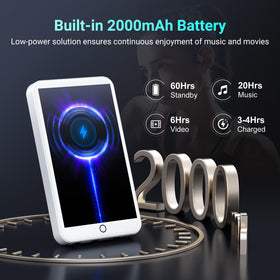 Fanvace 32GB storage with microSD expansion to store media offline