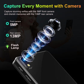 Fanvace 4-inch touchscreen provides easy control for video and music.