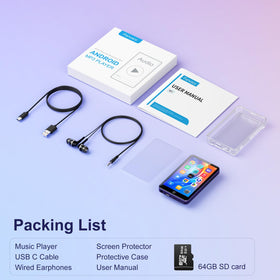 Fanvace protective case and screen protector included to guard the device