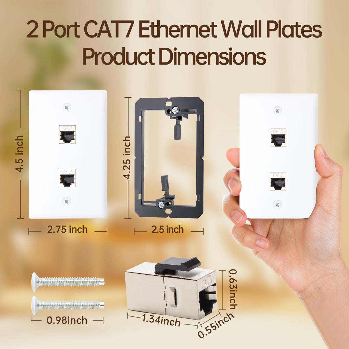 FANYINTY low-voltage mounting bracket supports quick, neat installation.