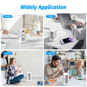 Fararaka desk charging station keeps office or dorm neat.
