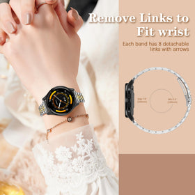 Farluya slim band with quick-release pins enables fast changes.