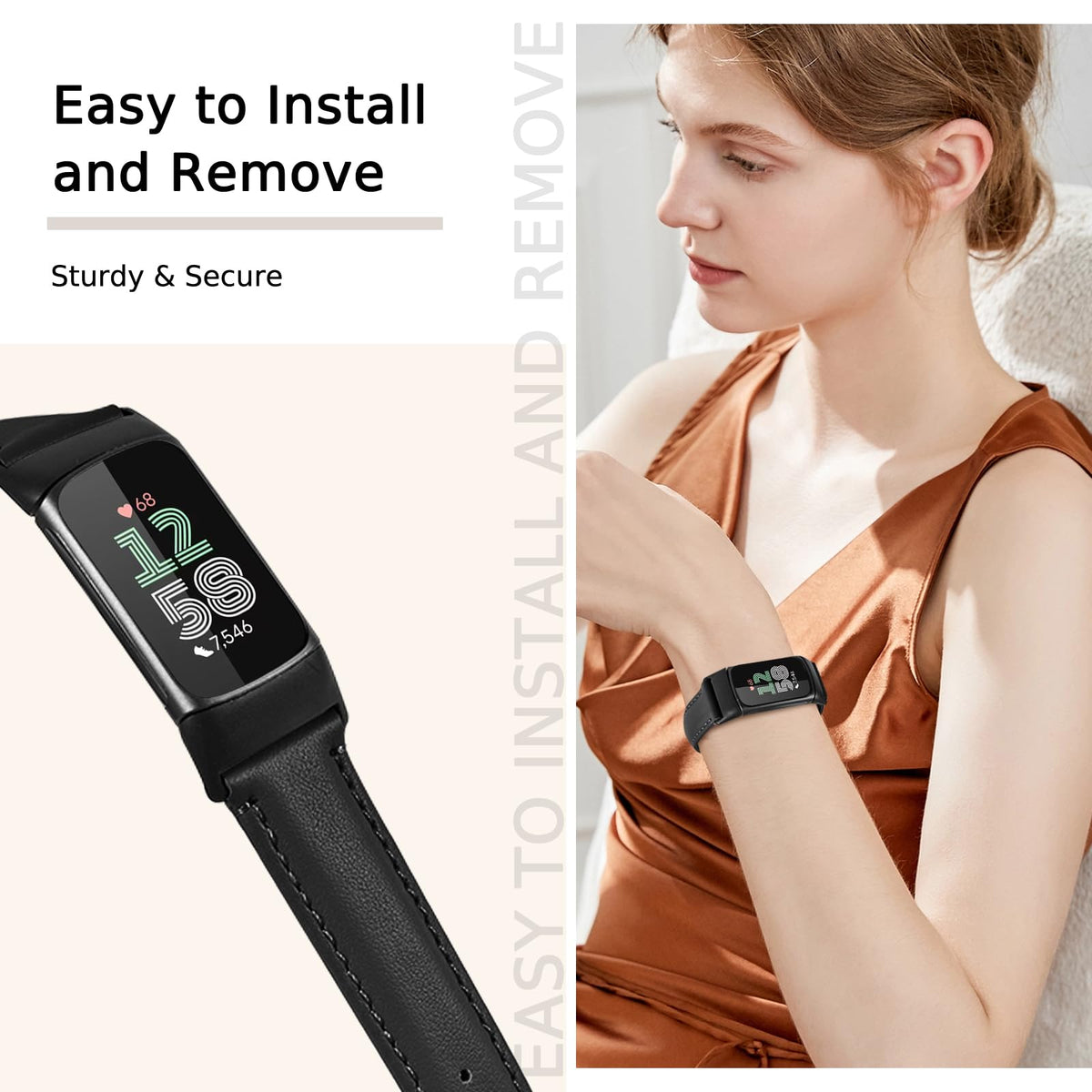 Farluya on wrist female lifestyle image showing refined style and versatile wearability