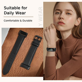 Farluya band laid with ruler to show size fit and easy length adjustment benefit