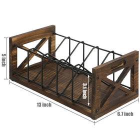 FARM IN carbonized pine finish adds natural texture and warm aroma