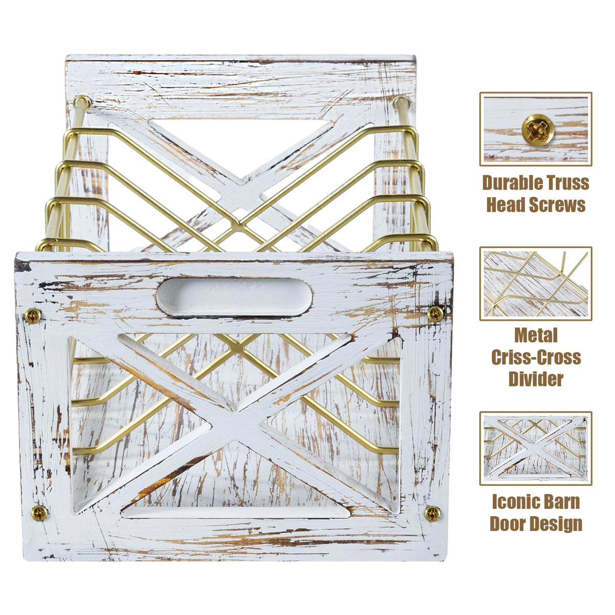 Farm In 5-slot organizer with easy-carry handles, portable and versatile.