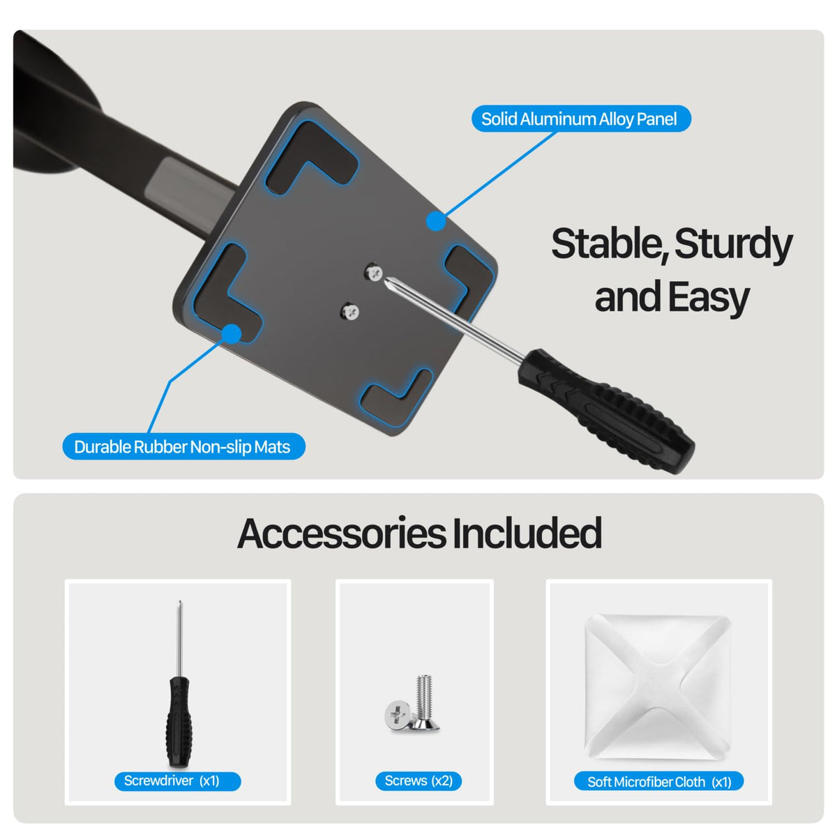 FARWAYVIEW included microfiber cleaning cloth for safe dust removal