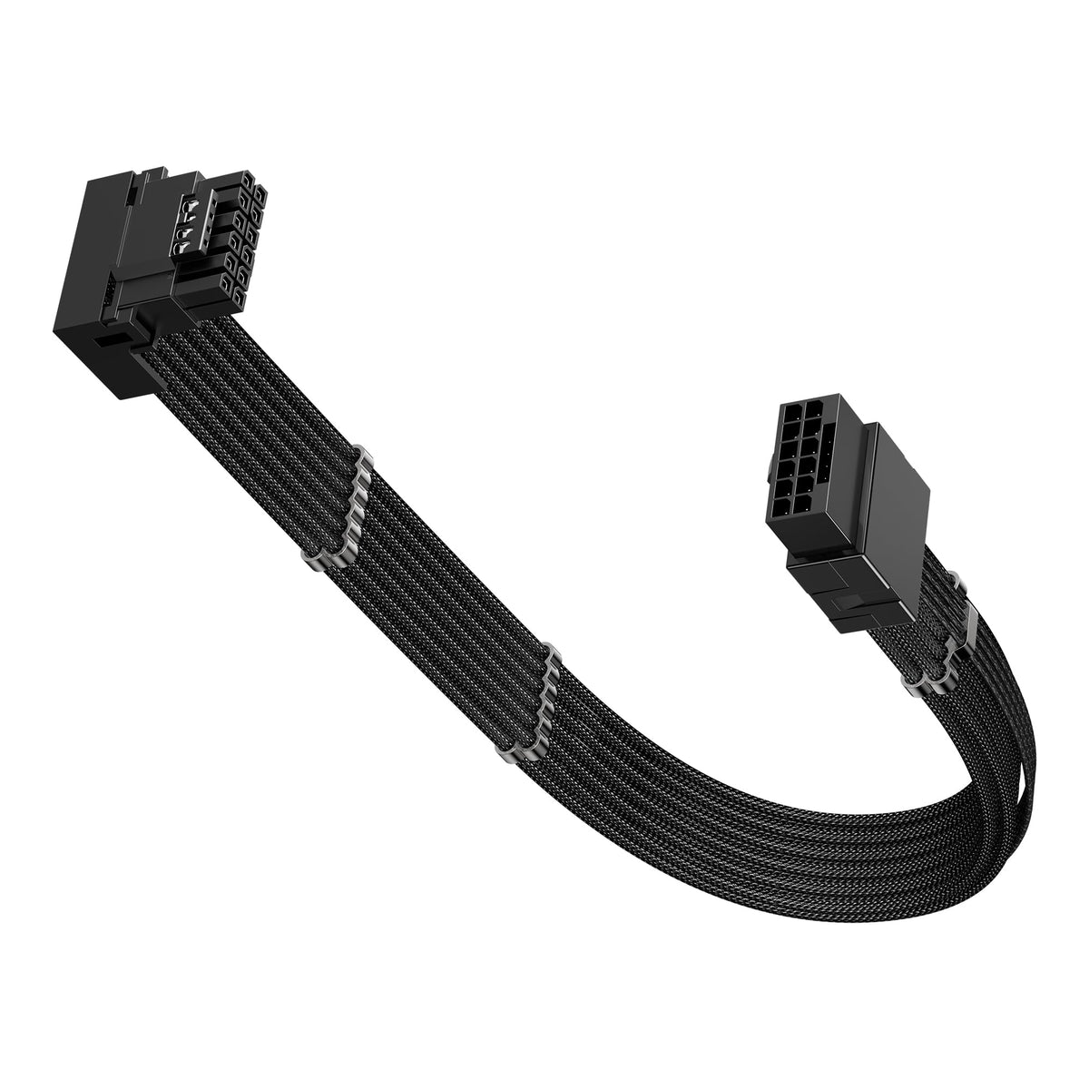 Fasgear 16pin 12VHPWR extension Type A 90° connector for clean power delivery.