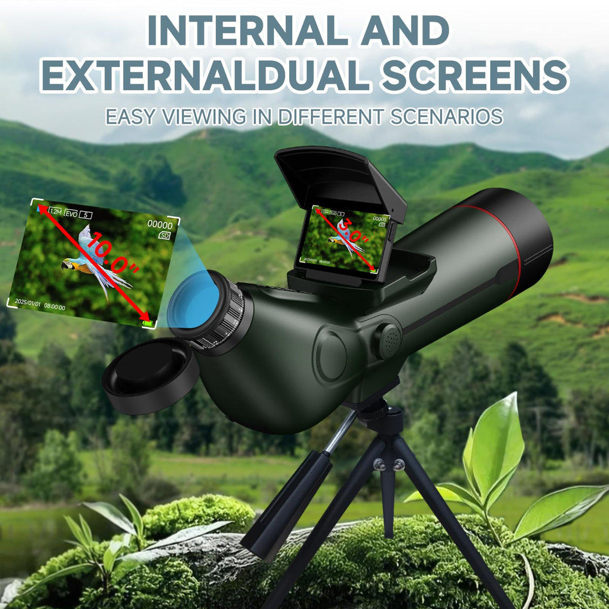 Fashionari Smart Telescope captures 4K astrophotography of night skies.