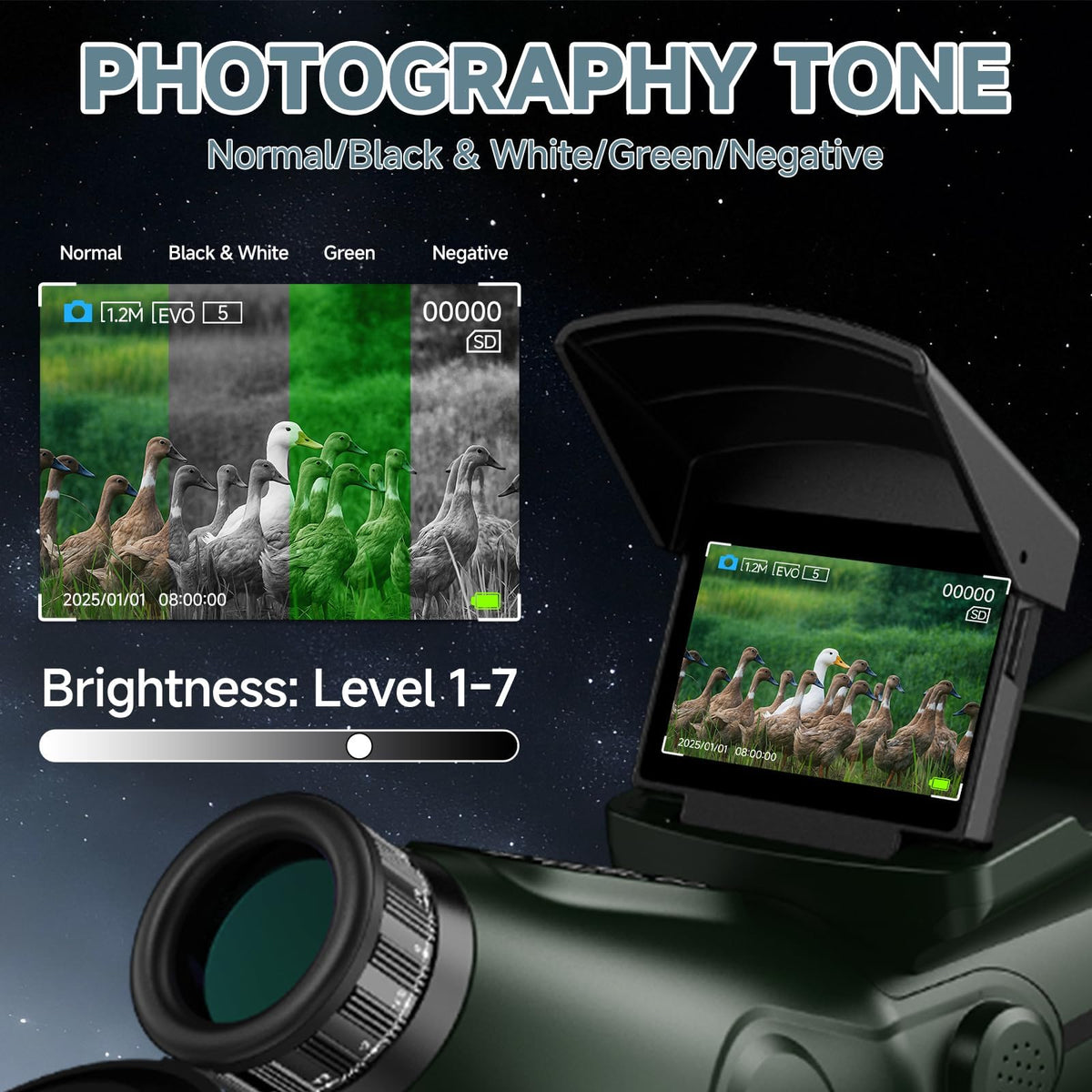 Fashionari Smart Telescope supports up to 512GB storage for extensive sky libraries.