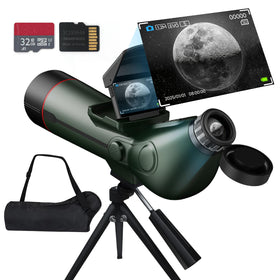 Fashionari Smart Telescope with 80mm aperture for bright, crisp celestial views.