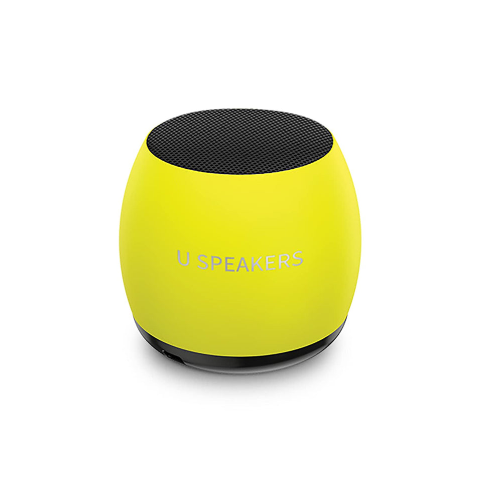 Fashionit micro front view in glow yellow showing compact design and portability